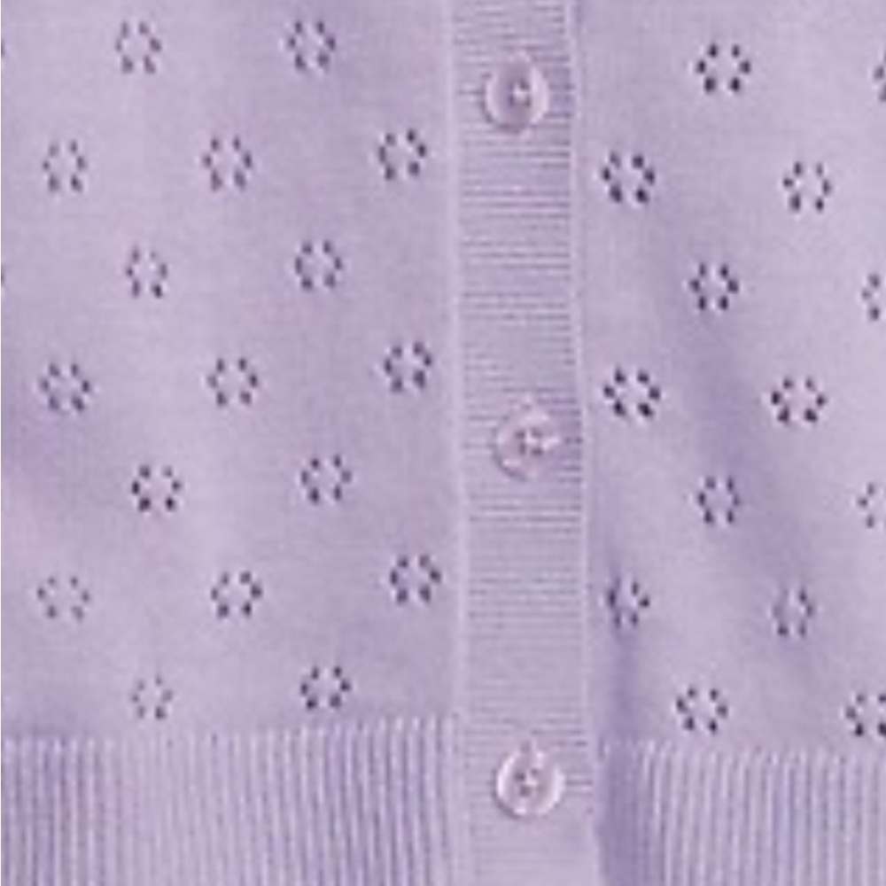 GAP Knit Girl Cardigan Purple Size 8 Medium - Picture 4 of 14